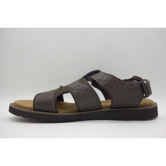 Nunn Bush Lites Brown Memory Foam Adjustable Slip On Sandals Shoes Men\'s 13 M main image 5